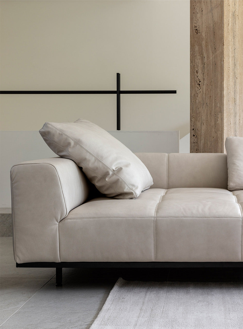 Tartan Sofa | Leather