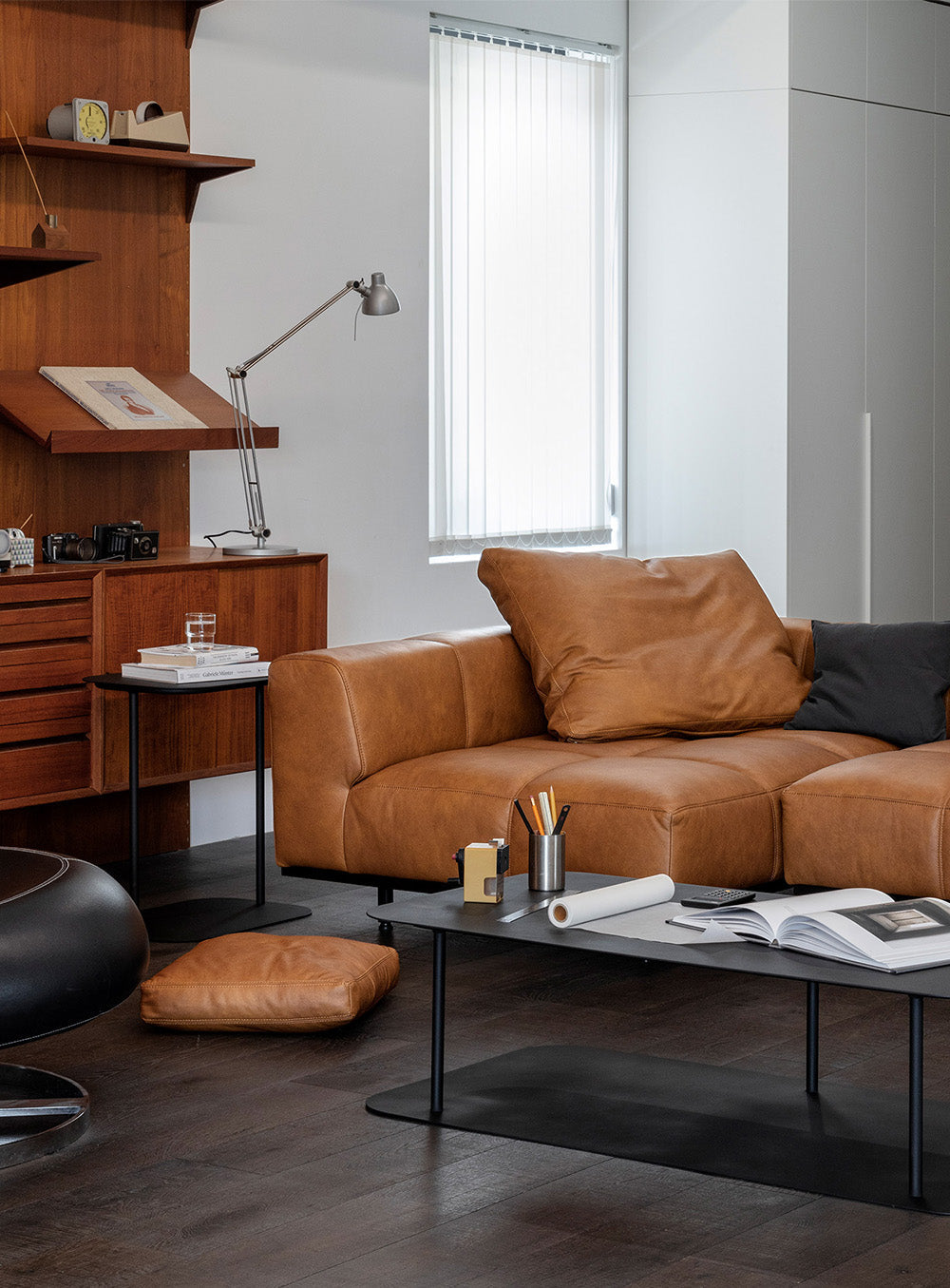 Tartan Sofa - Leather